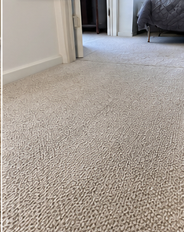 AI-generated illustration of a clean beige carpet after treatment